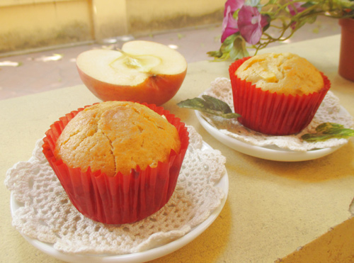 Làm bánh Muffin Táo ăn kiêng tại nhà 