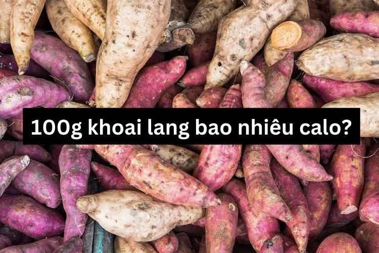 100g khoai lang tím sấy bao nhiêu calo?